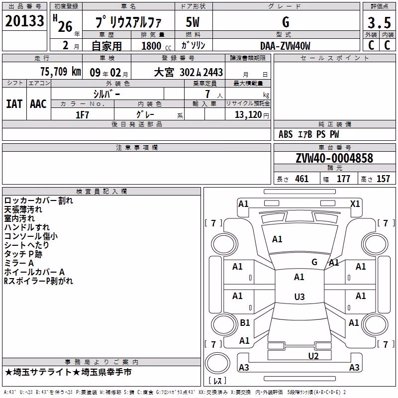 TOYOTA PRIUS ALPHA