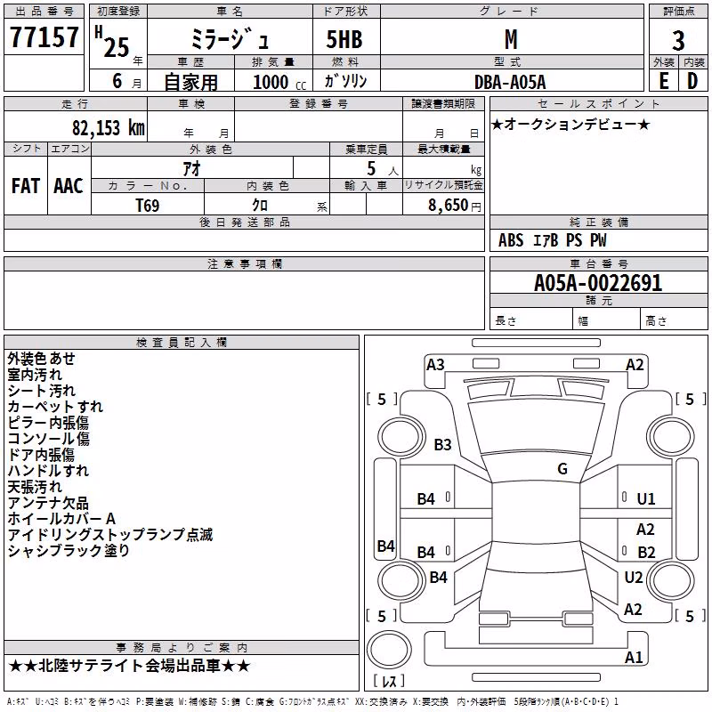MITSUBISHI MIRAGE
