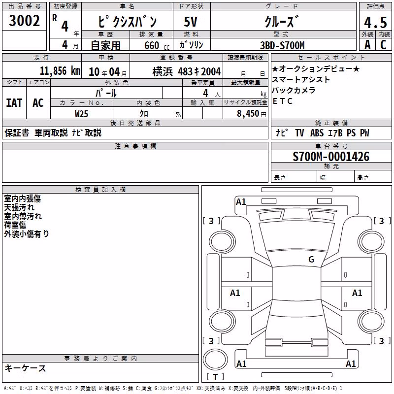 TOYOTA PIXIS VAN