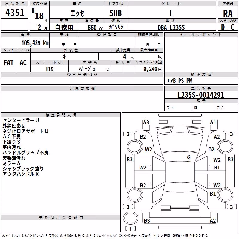 DAIHATSU ESSE