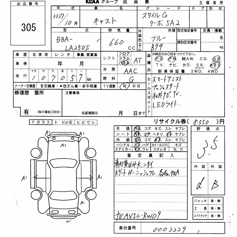 DAIHATSU CAST