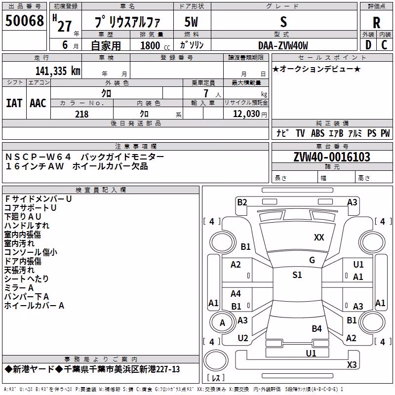 TOYOTA PRIUS ALPHA