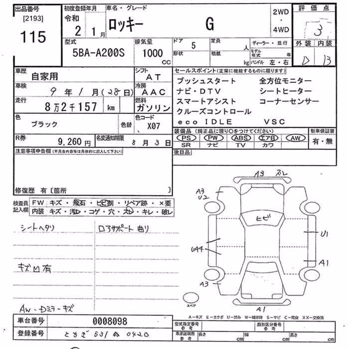 DAIHATSU ROCKY