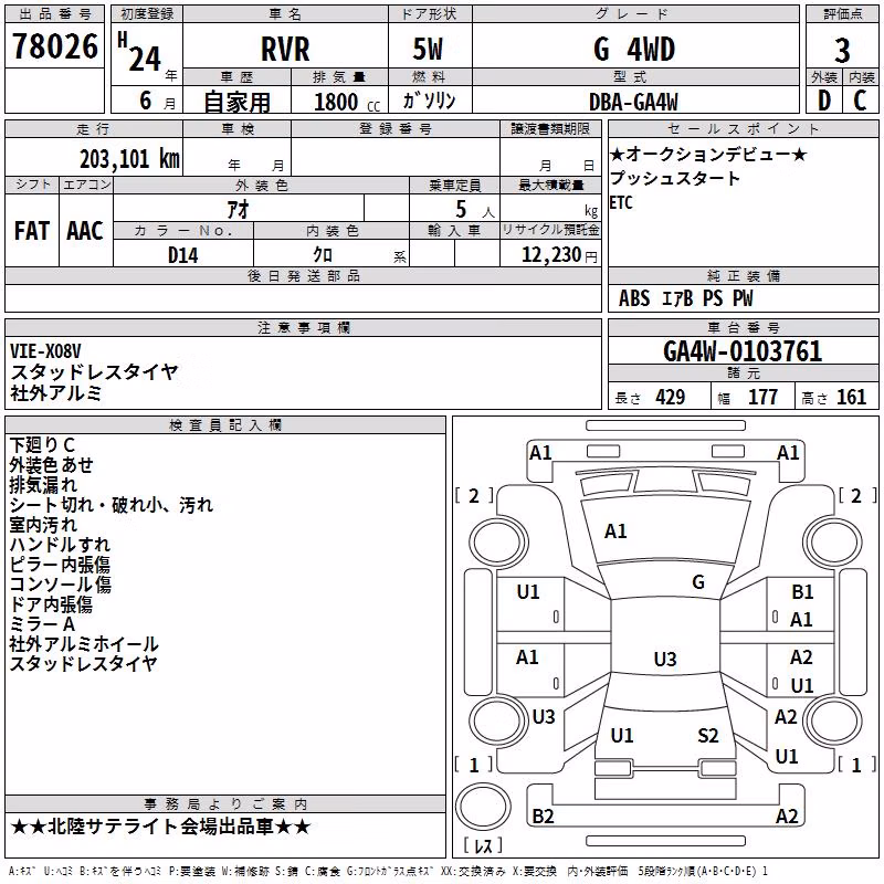MITSUBISHI RVR