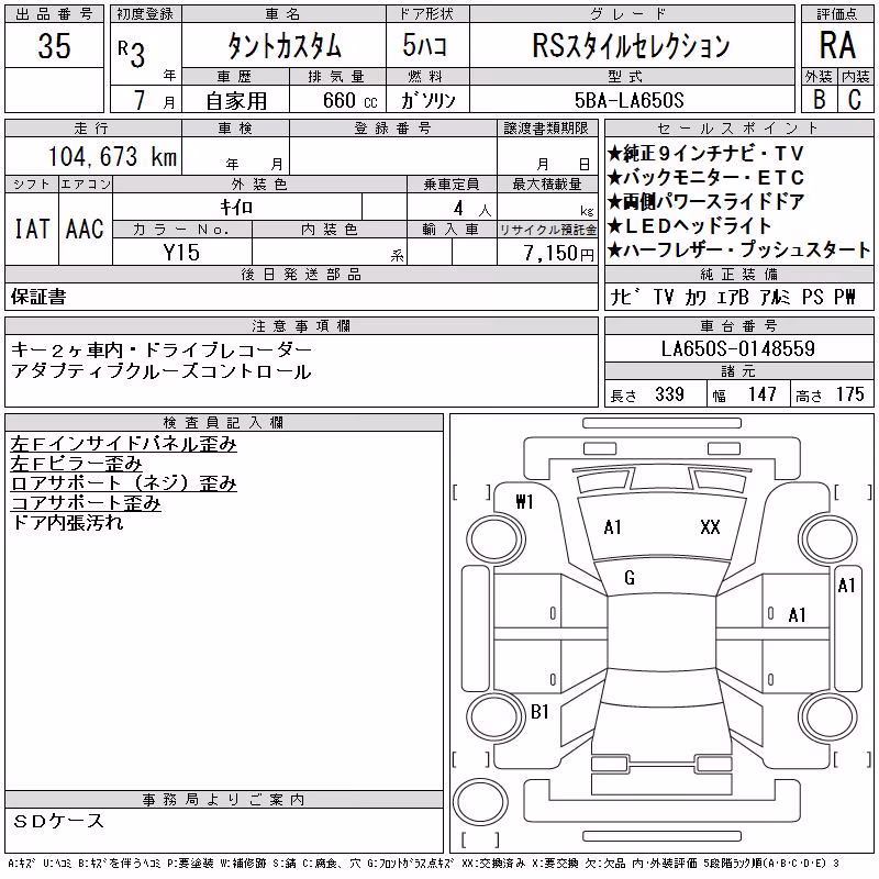DAIHATSU TANTO