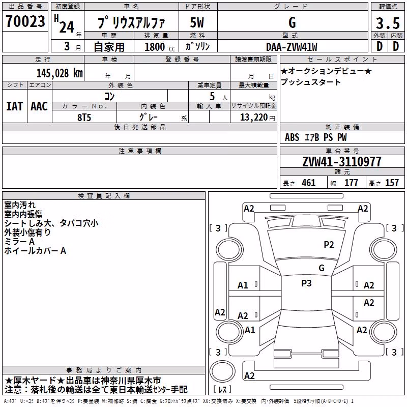 TOYOTA PRIUS ALPHA