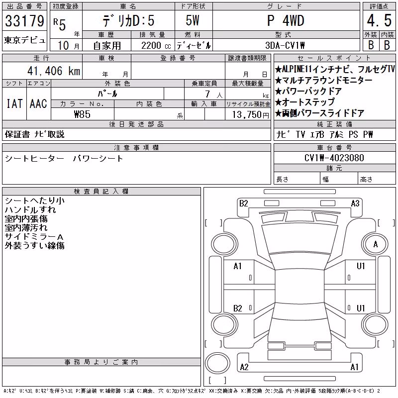 MITSUBISHI DELICA D:5