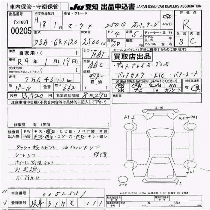 TOYOTA MARK X