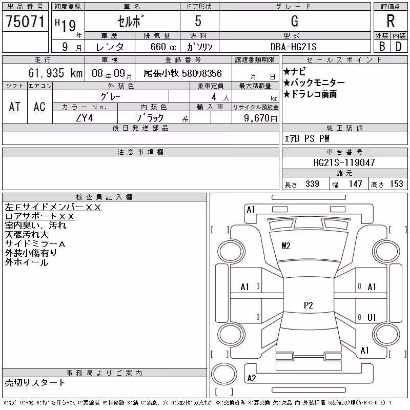 SUZUKI CERVO
