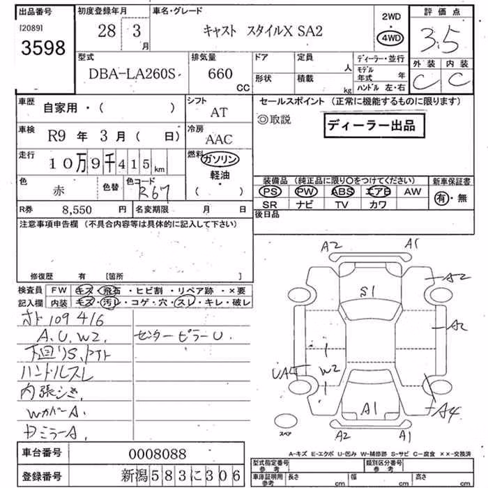 DAIHATSU CAST
