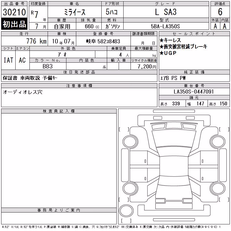 DAIHATSU MIRA E:S