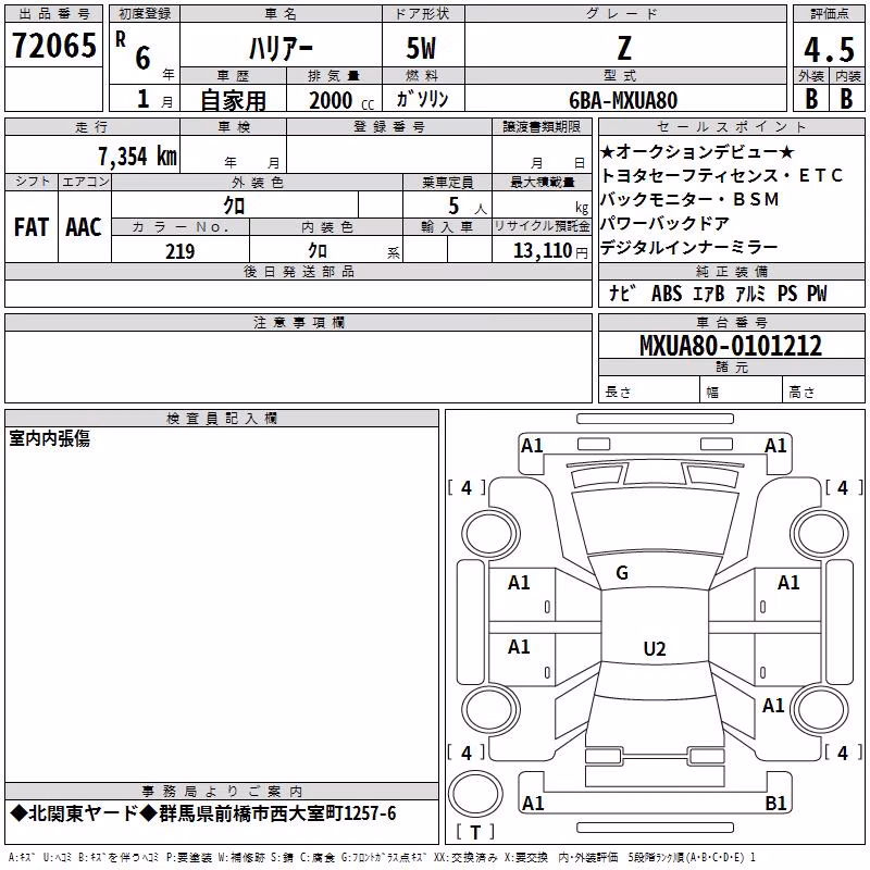 TOYOTA HARRIER