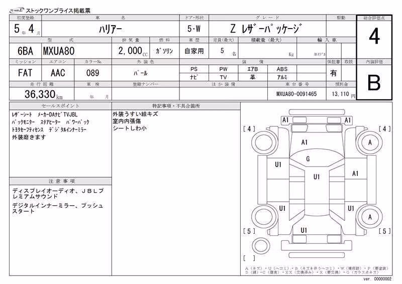 TOYOTA HARRIER