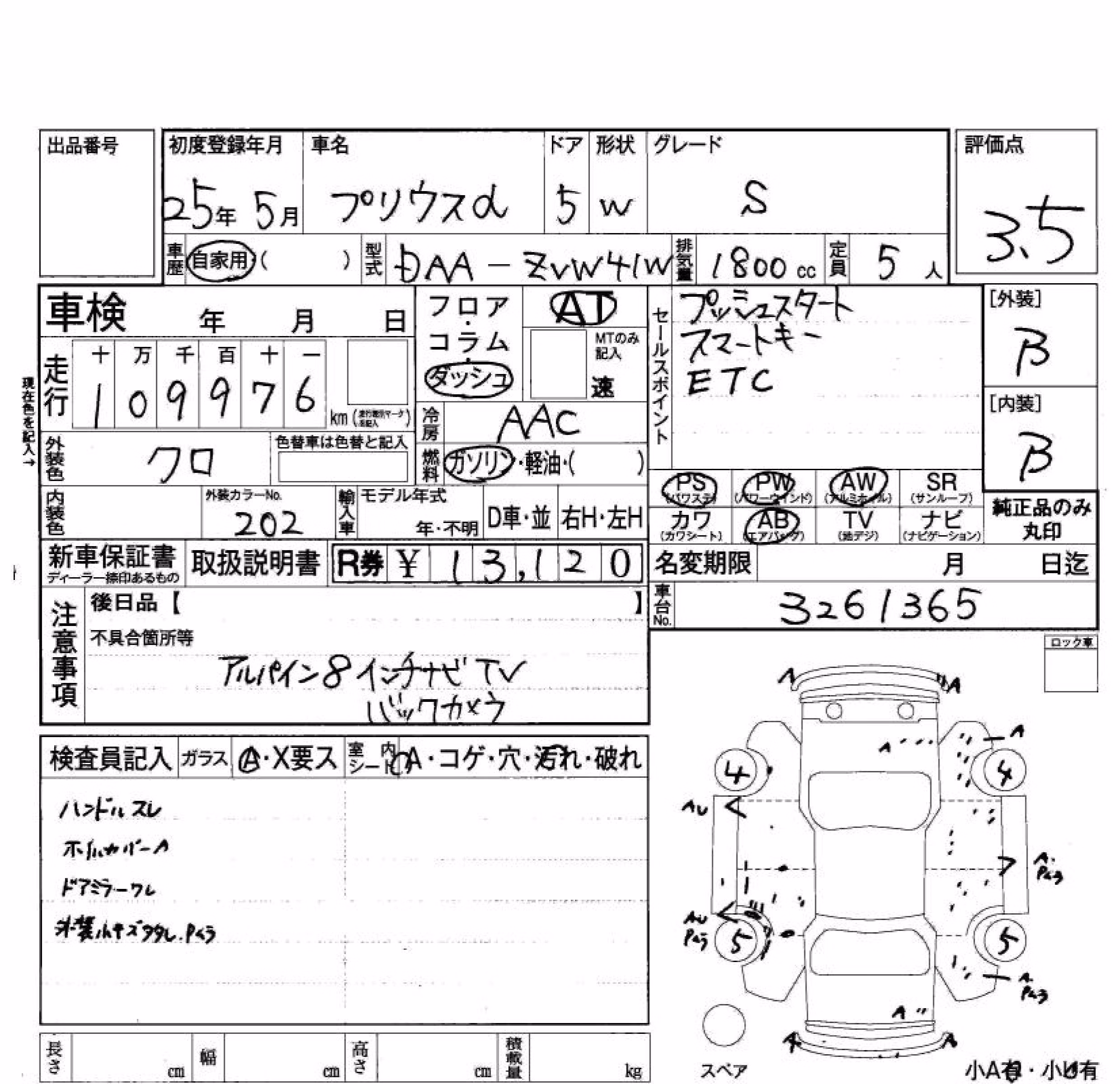 TOYOTA PRIUS ALPHA