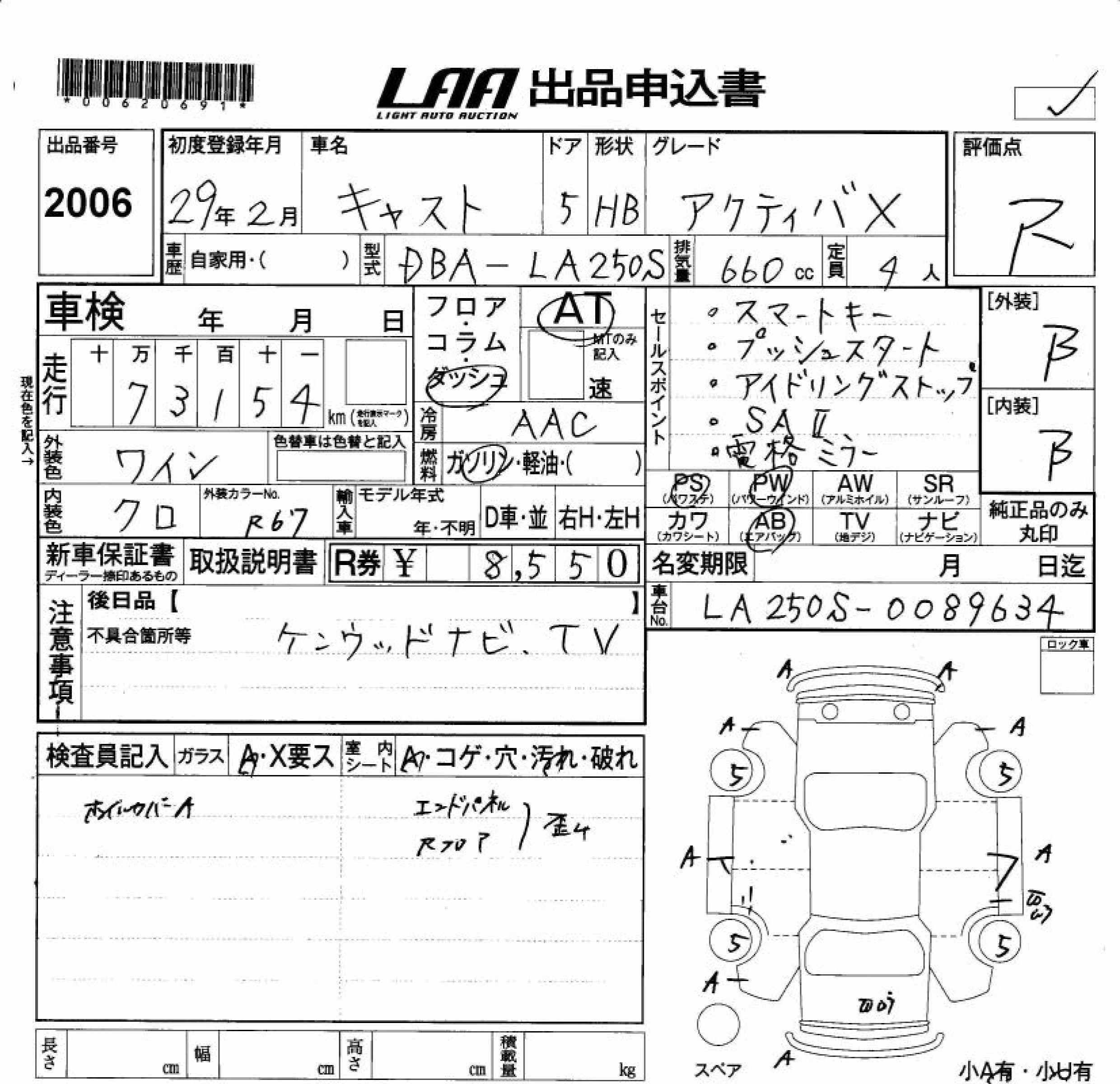 DAIHATSU CAST