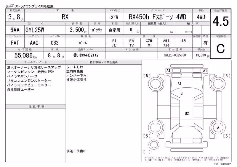 LEXUS RX450H