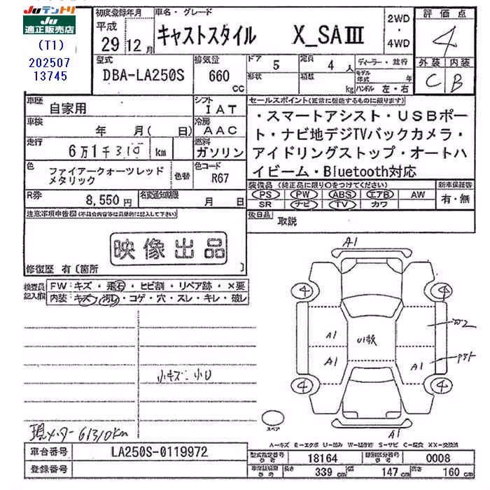 DAIHATSU CAST