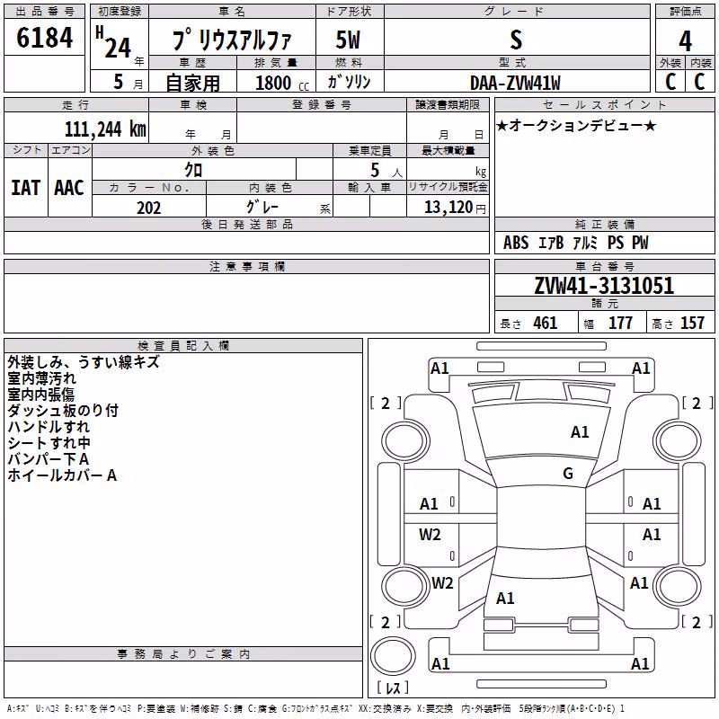 TOYOTA PRIUS ALPHA