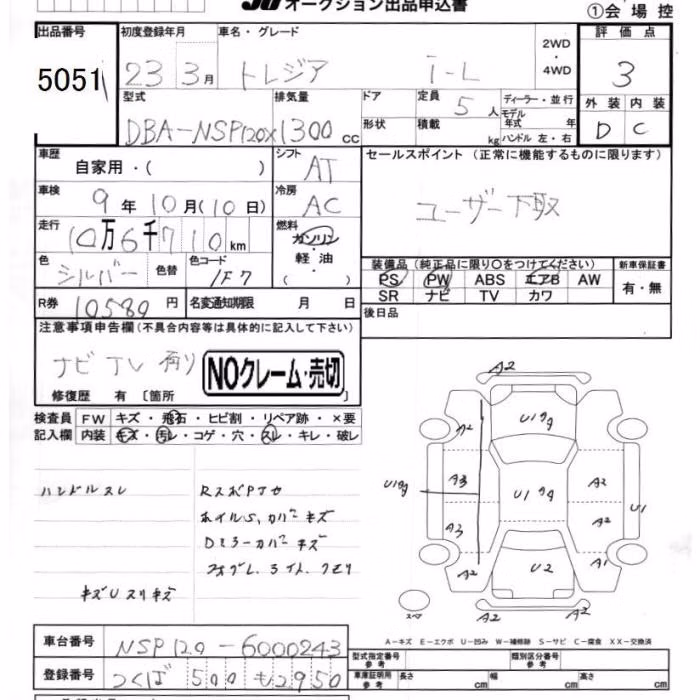 SUBARU TREZIA