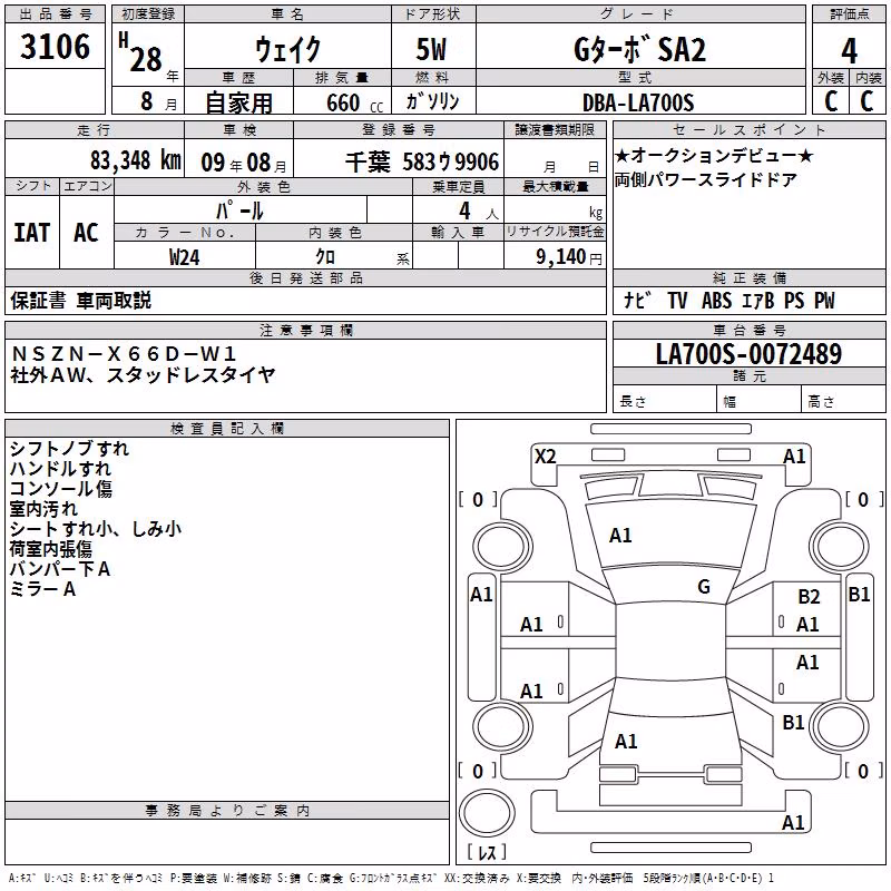 DAIHATSU WAKE