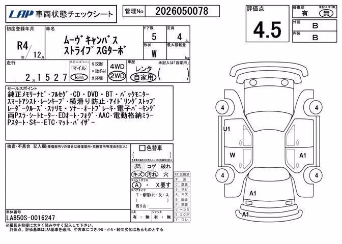 DAIHATSU MOVE CANBUS