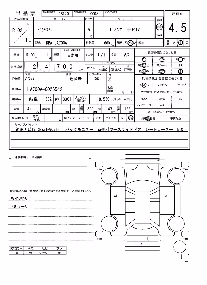 TOYOTA PIXIS MEGA