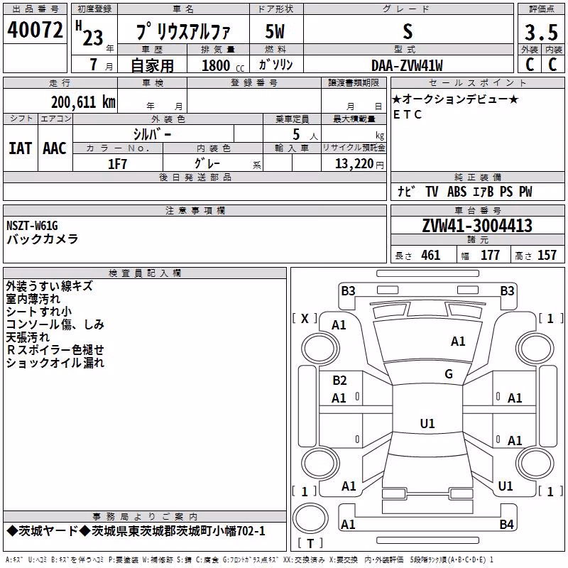 TOYOTA PRIUS ALPHA