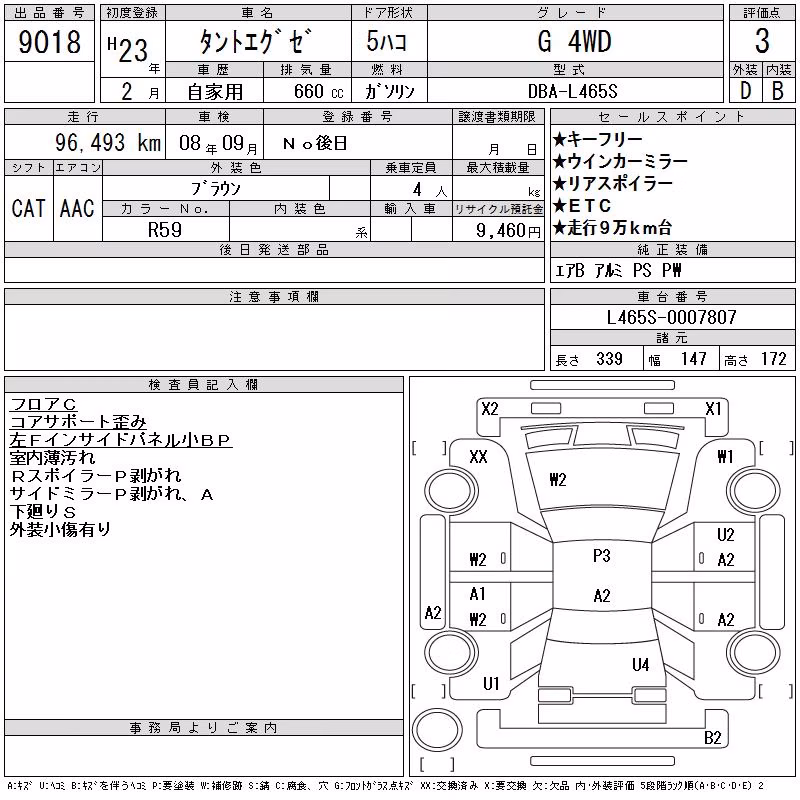 DAIHATSU TANTO EXE
