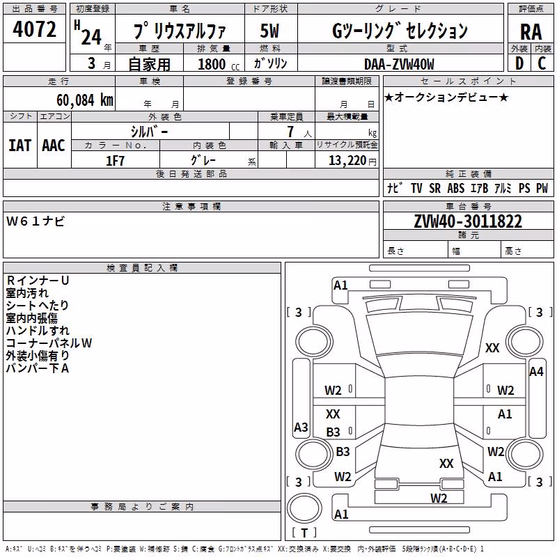 TOYOTA PRIUS ALPHA