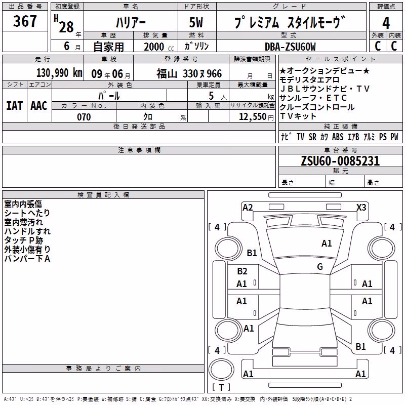 TOYOTA HARRIER