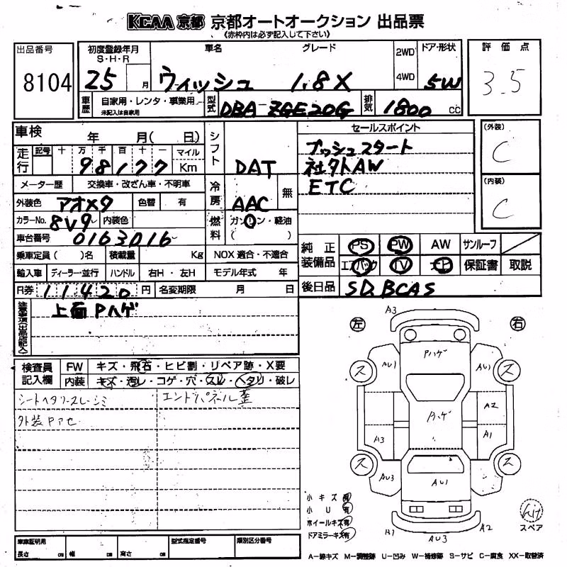 TOYOTA WISH