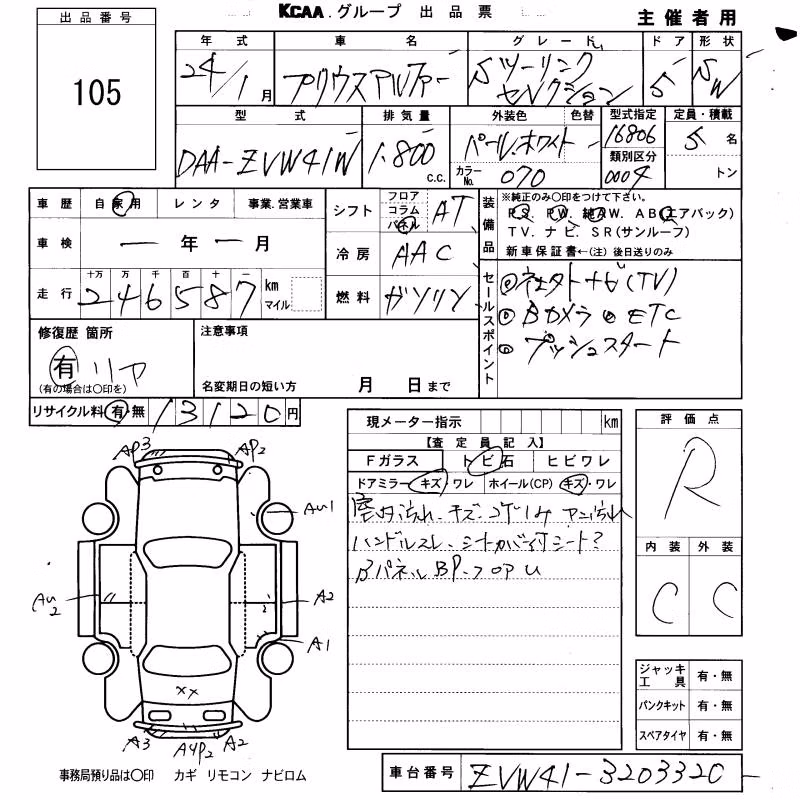 TOYOTA PRIUS ALPHA