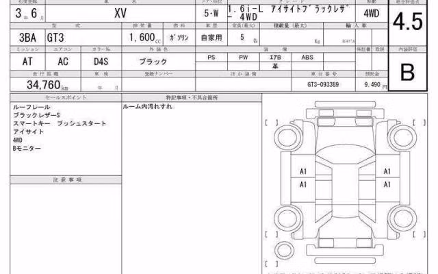 SUBARU XV