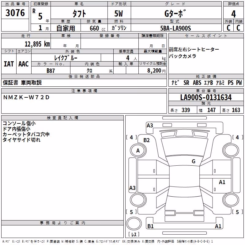 DAIHATSU TAFT