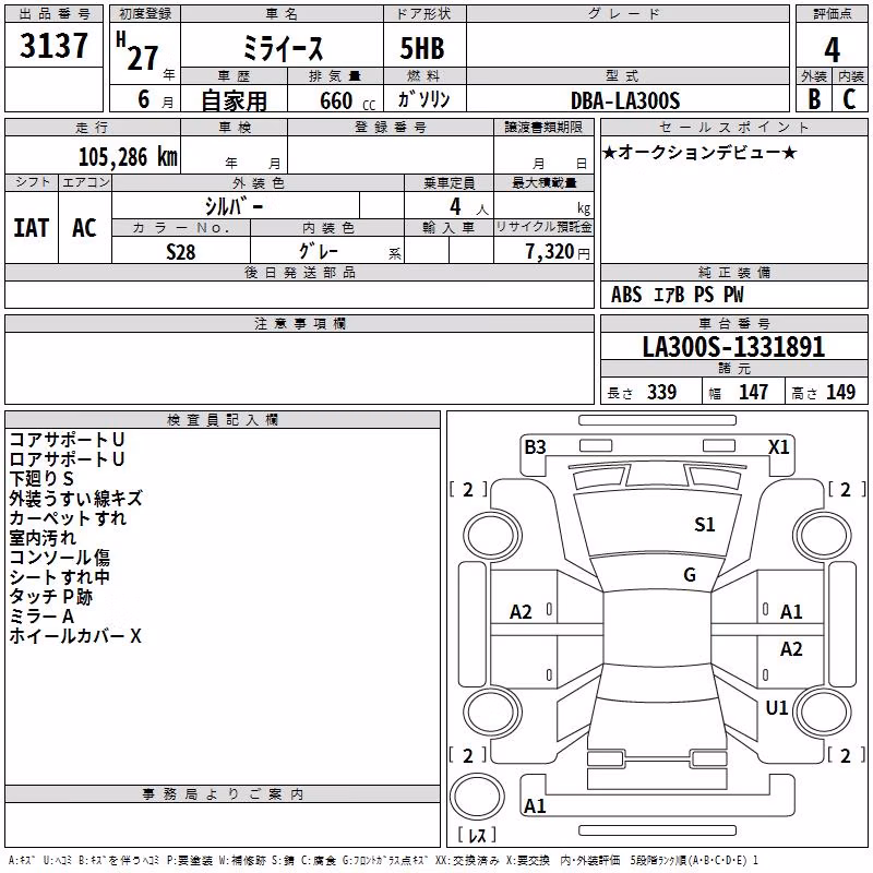 DAIHATSU MIRA E:S