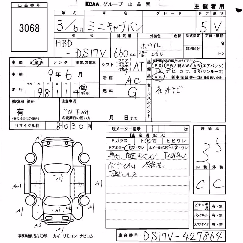 MITSUBISHI MINICAB