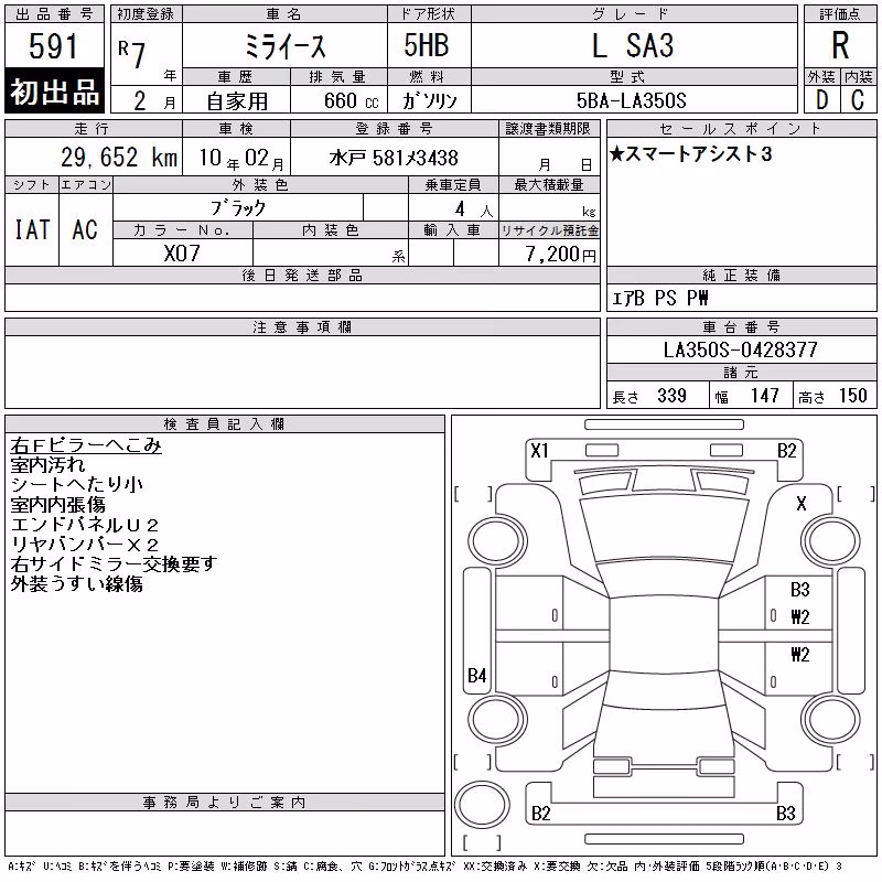 DAIHATSU MIRA E:S