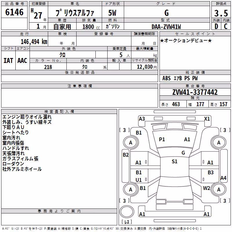 TOYOTA PRIUS ALPHA