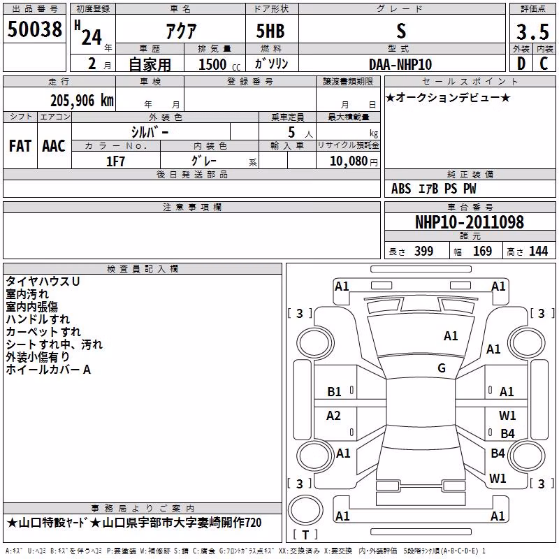 TOYOTA AQUA