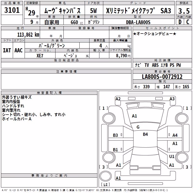 DAIHATSU MOVE CANBUS