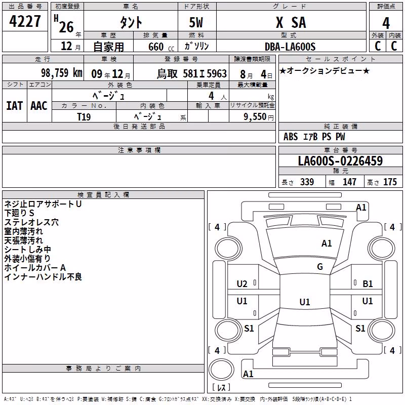 DAIHATSU TANTO
