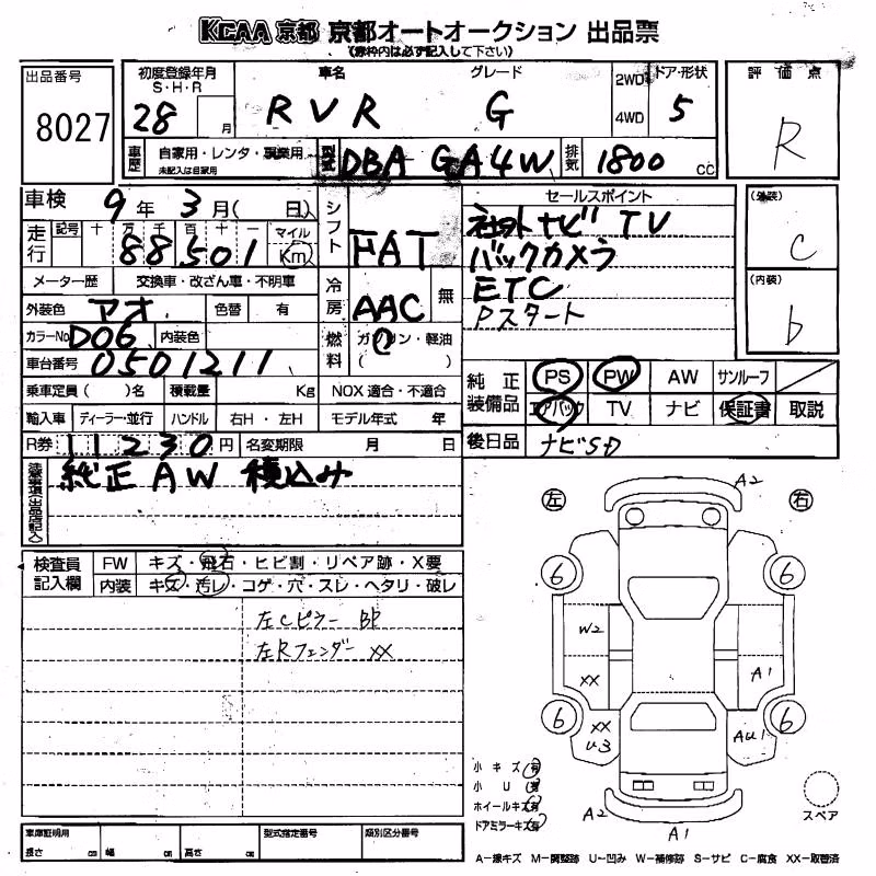 MITSUBISHI RVR