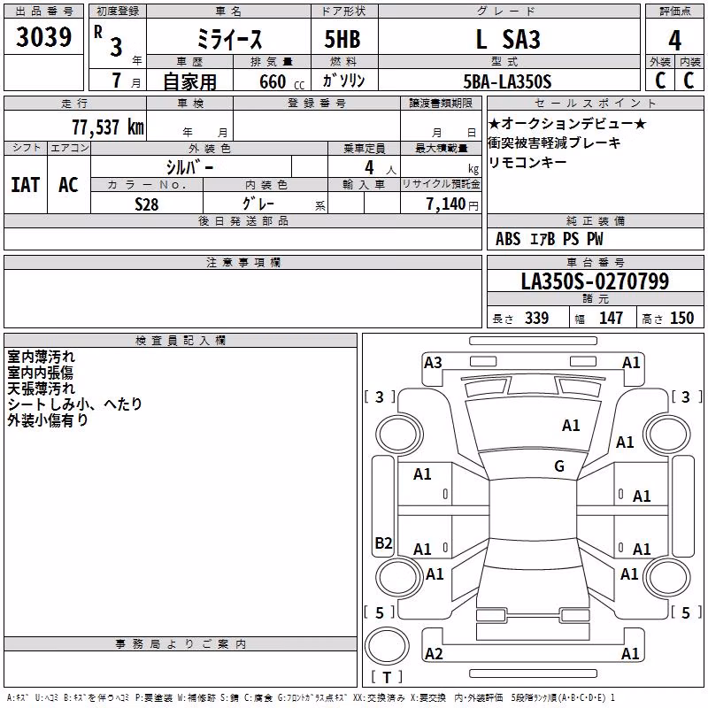 DAIHATSU MIRA E:S