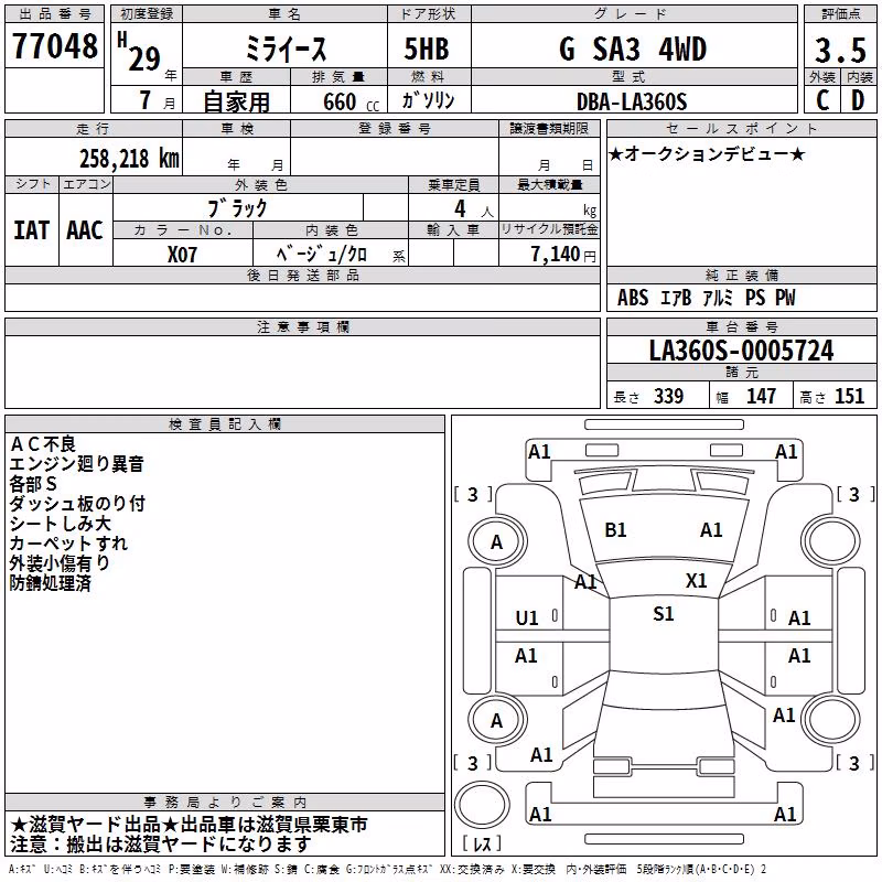 DAIHATSU MIRA E:S