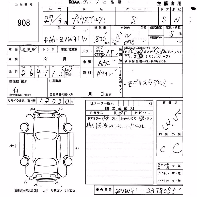 TOYOTA PRIUS ALPHA