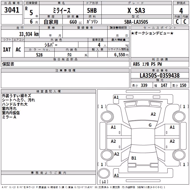 DAIHATSU MIRA E:S