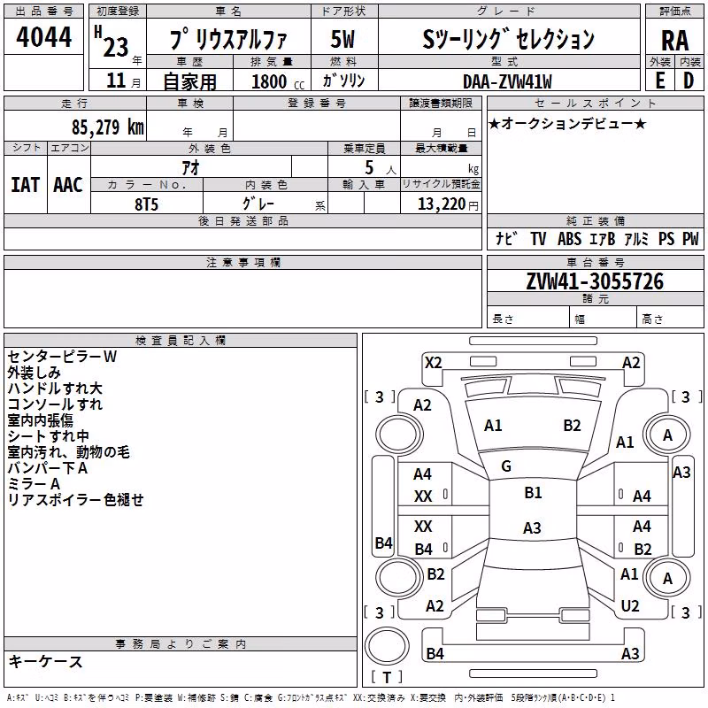 TOYOTA PRIUS ALPHA