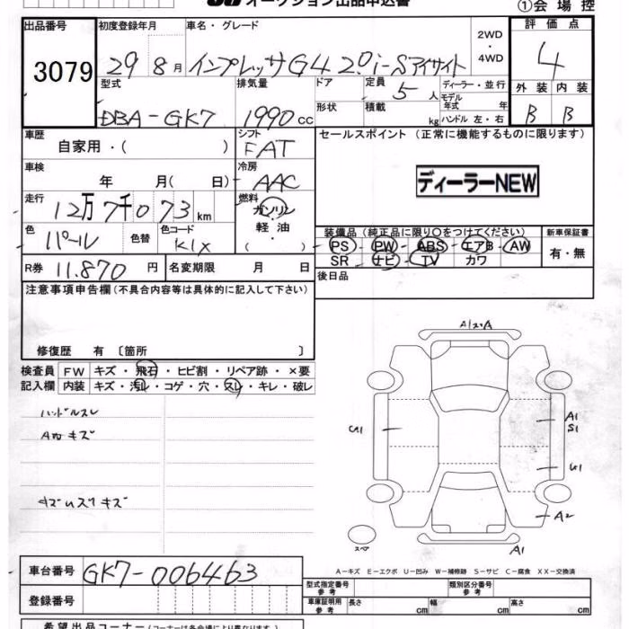 SUBARU IMPREZA