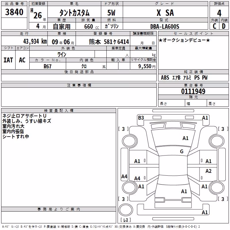 DAIHATSU TANTO