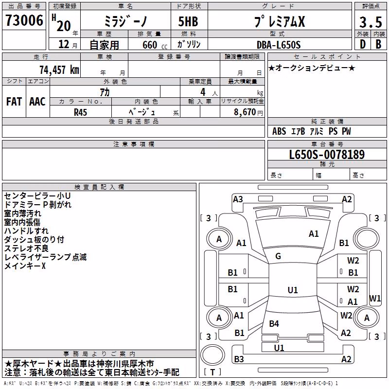 DAIHATSU MIRA GINO